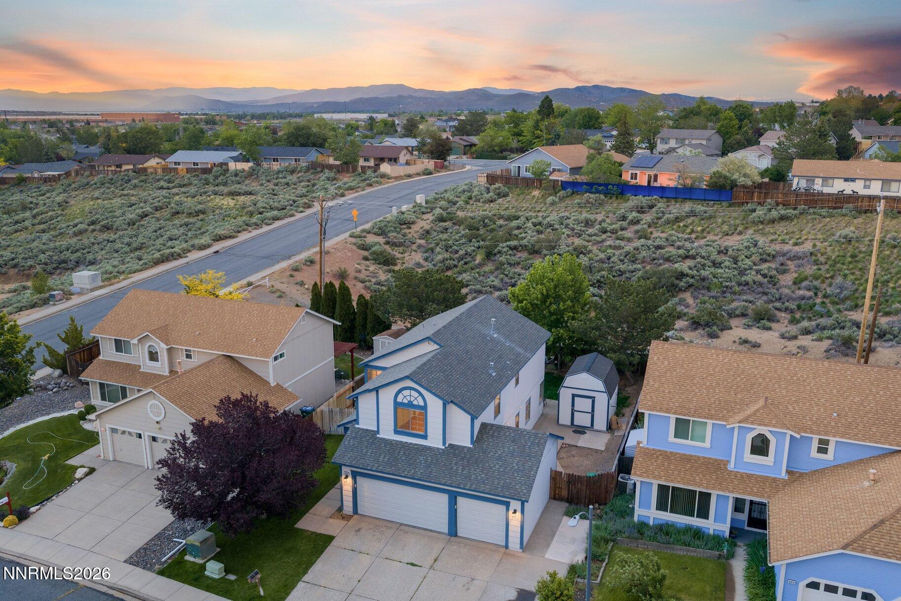 8486 Piper Place Reno, NV 89506 - Photo 29 of 80 an aerial view of multiple house
