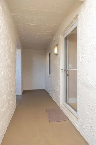 a view of an empty room