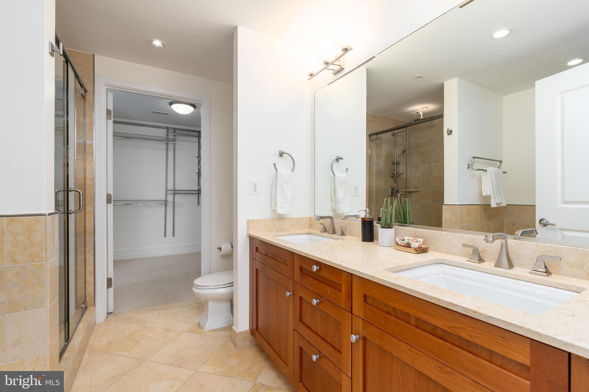 4301 Military Road Northwest, Unit 703 Washington, DC 20015 - Photo 10 of 38 Owners Suite Bathroom