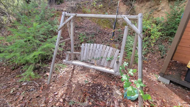 a view of a deck with a fence