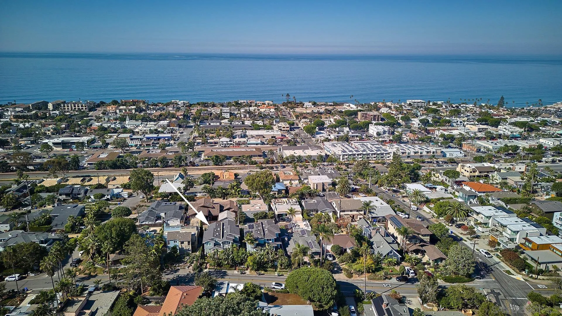 744 Cornish Drive Encinitas, CA 92024 - Photo 37 of 39 an aerial view of a ocean and ocean