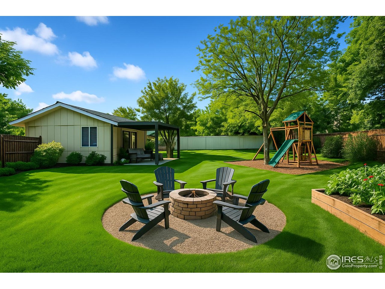 2717 West 26th Street Road Greeley, CO 80634 - Photo 24 of 25 AI generated enhancements to back yard