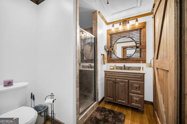 a view of a sign of a tree