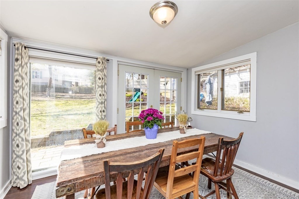 12 Linebrook Road Ipswich, MA 01938 - Photo 11 of 30 a view of a dining room with furniture and chandelier
