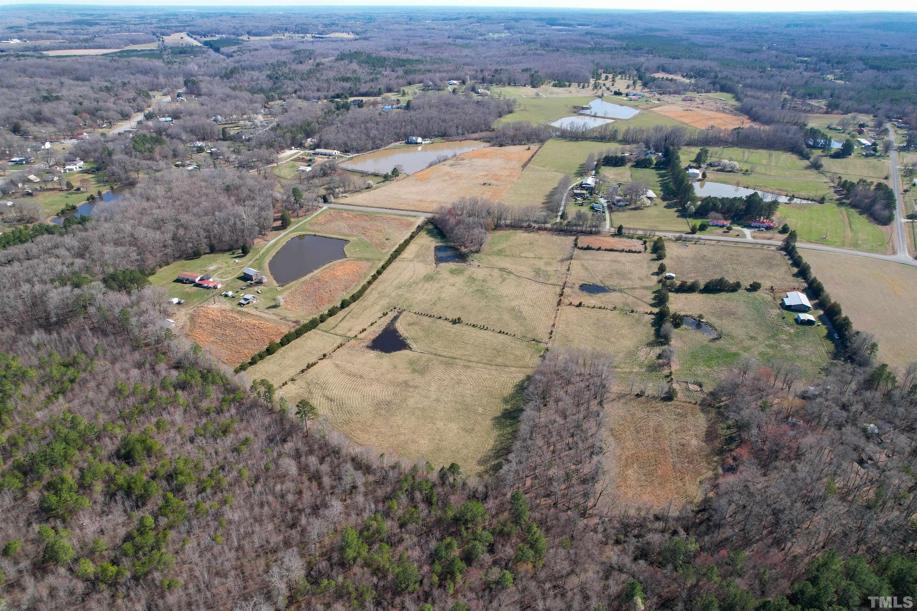 506 Bacon Road Rougemont, NC 27572 - Photo 8 of 9 an aerial view of a house with a yard