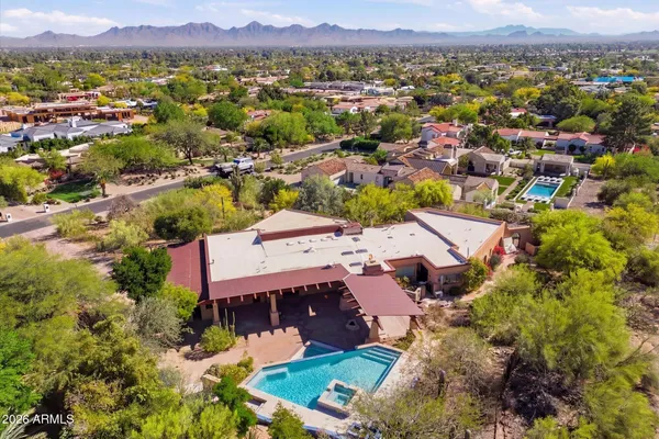 an aerial view of a city with lots of residential buildings