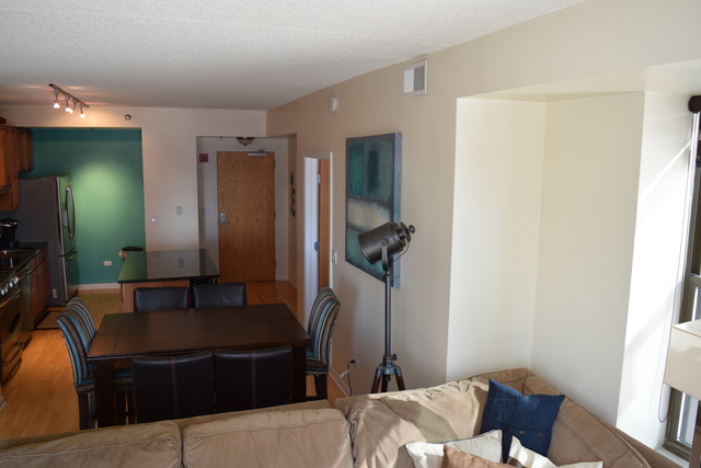 1250 South Indiana Avenue, Unit 606 Chicago, IL 60605 - Photo 7 of 16 a living room with furniture and a window