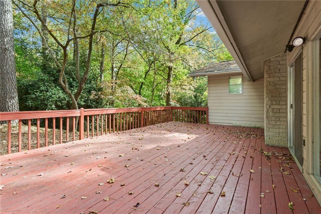 705 Edgewater Trail Sandy Springs, GA 30328 - Photo 9 of 36 a view of a wooden deck