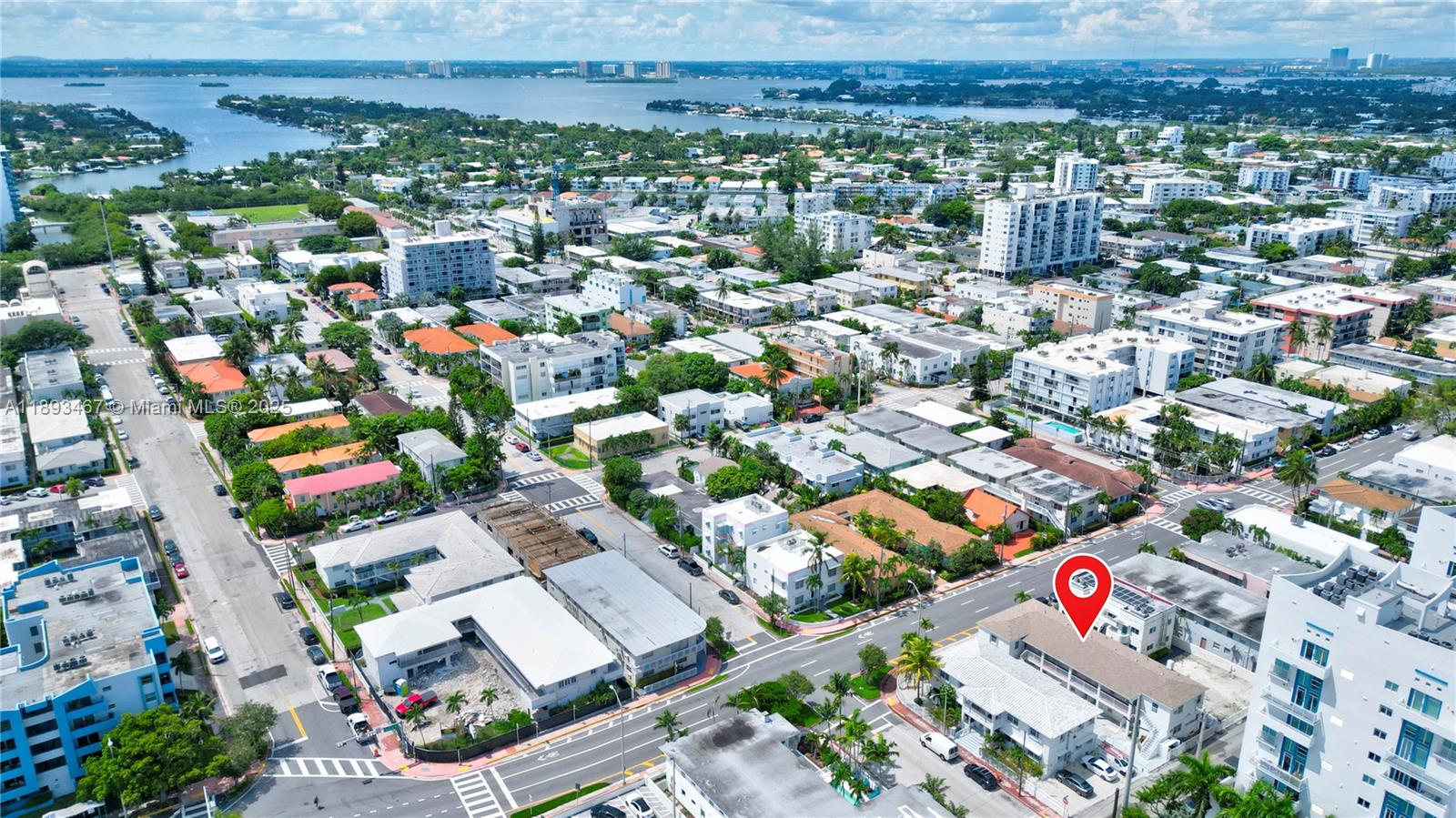 7611 Harding Avenue, Unit 8 Miami Beach, FL 33141 - Photo 3 of 19 an aerial view of a city