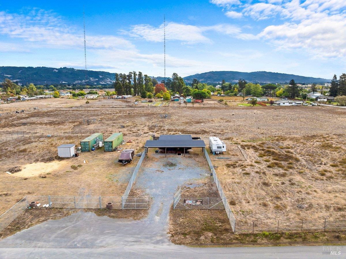 a view of a lake with a mountain