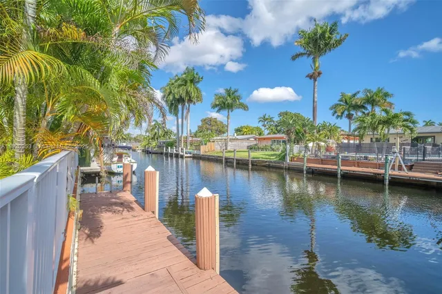 a view of a lake with a mountain in the background