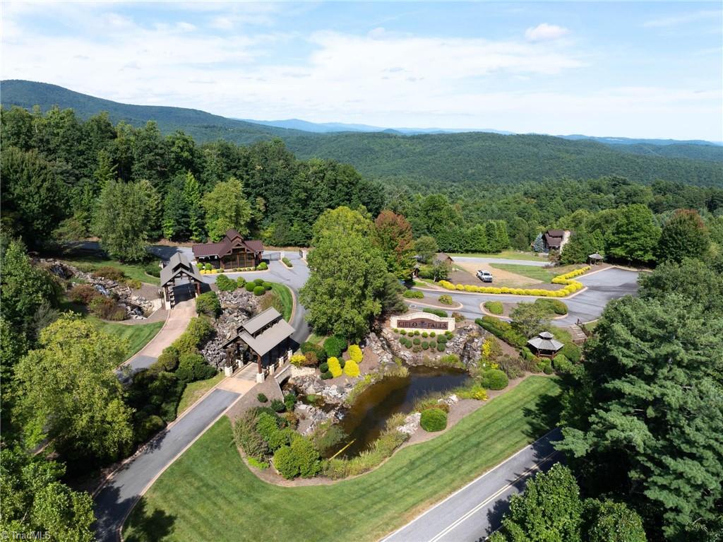 Lot 31 Cascade Run Purlear, NC 28665 - Photo 22 of 34 Aerial subdivision entrance & exit