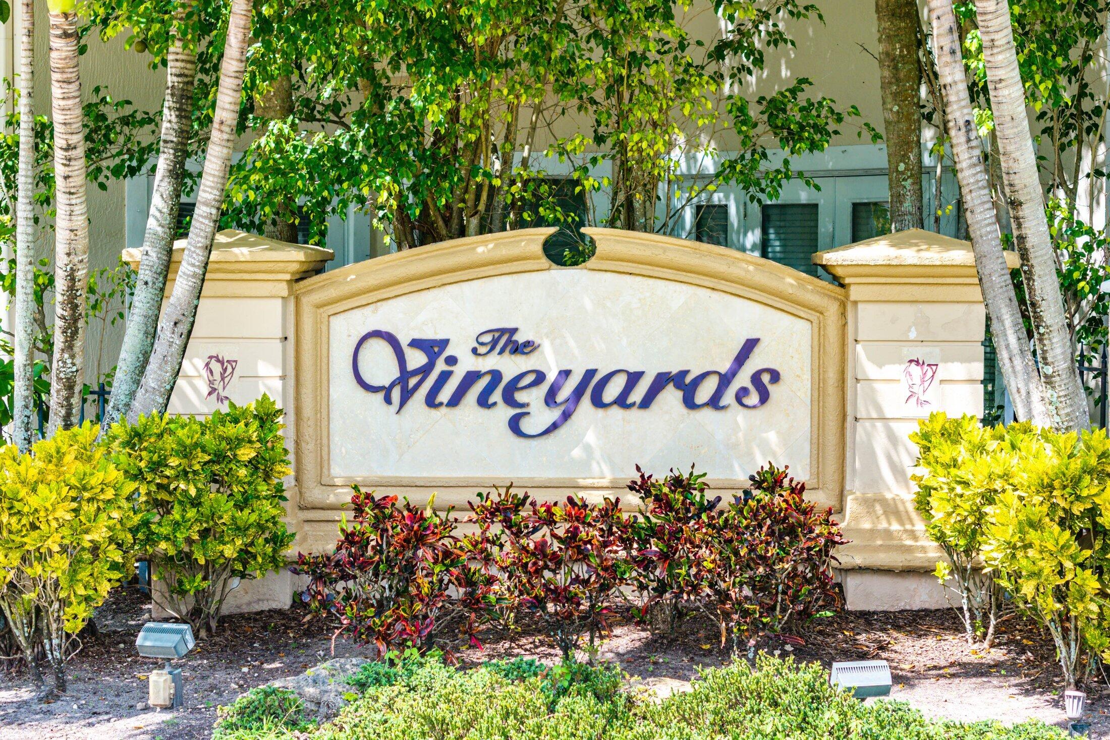 9724 Vineyard Court Boca Raton, FL 33428 - Photo 56 of 56 Front Gate Signage