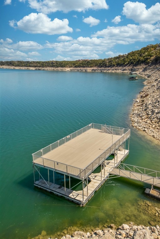 2918 Ranch Road 620, Unit 185 Austin, TX 78734 - Photo 37 of 39 a aerial view of a house with a lake view
