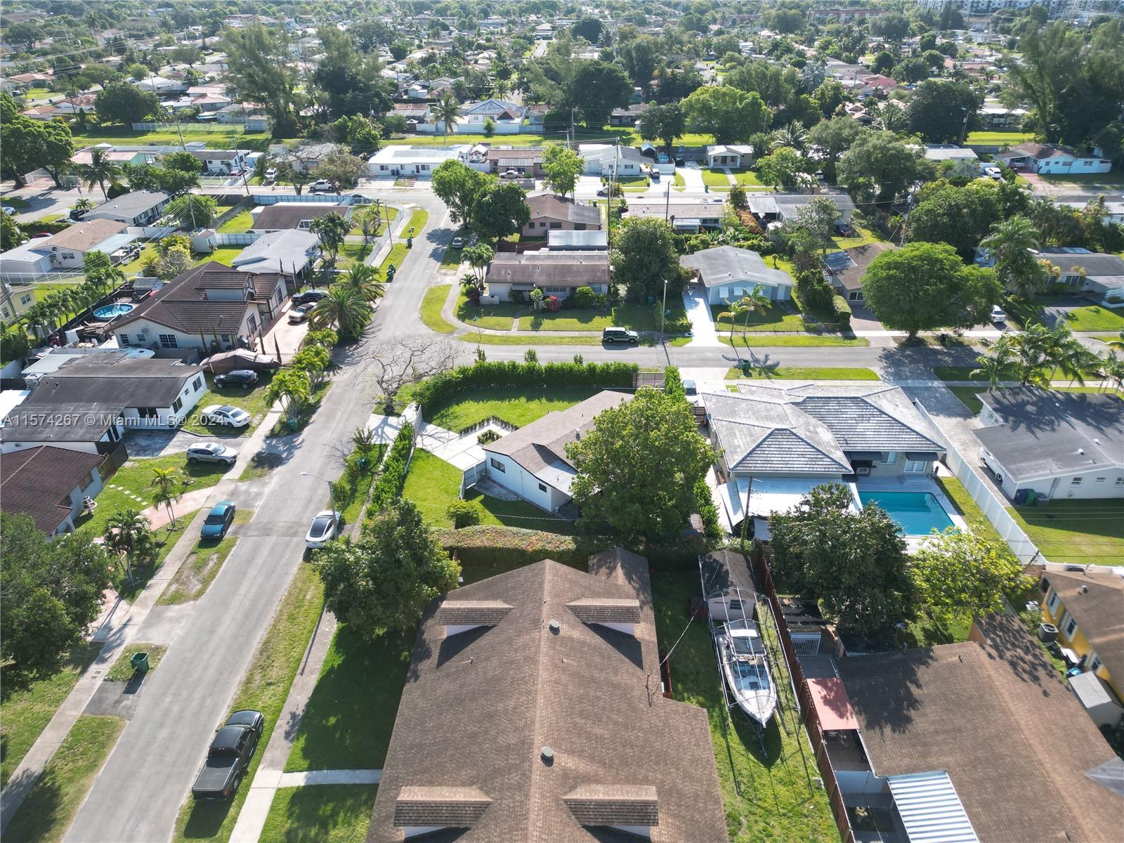 7040 Southwest 17th Terrace Miami, FL 33155 - Photo 21 of 26 an aerial view of residential houses with outdoor space