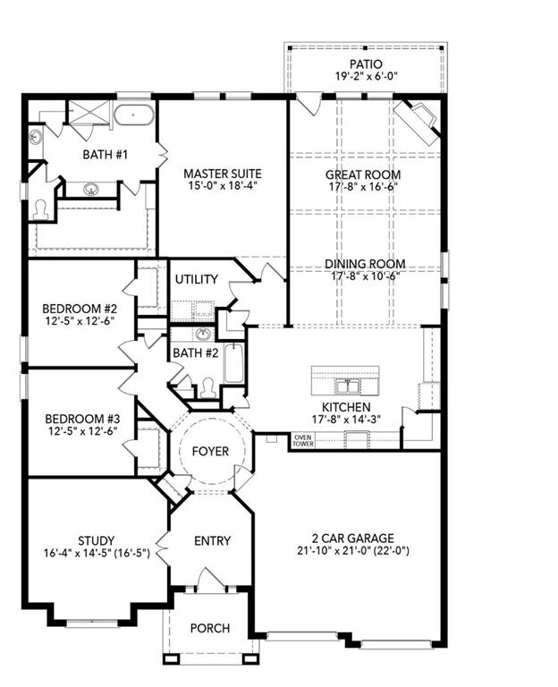 4017 Eagles Bluff Road Midlothian, TX 76065 - Photo 31 of 31 4017 Eagles Bluff Floorplan