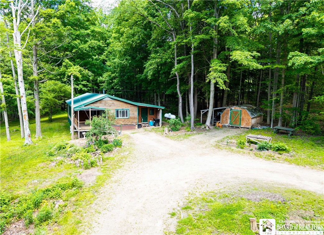 8961 Flucker Hill Road Villenova, NY 14138 - Photo 3 of 26 Double ended driveway