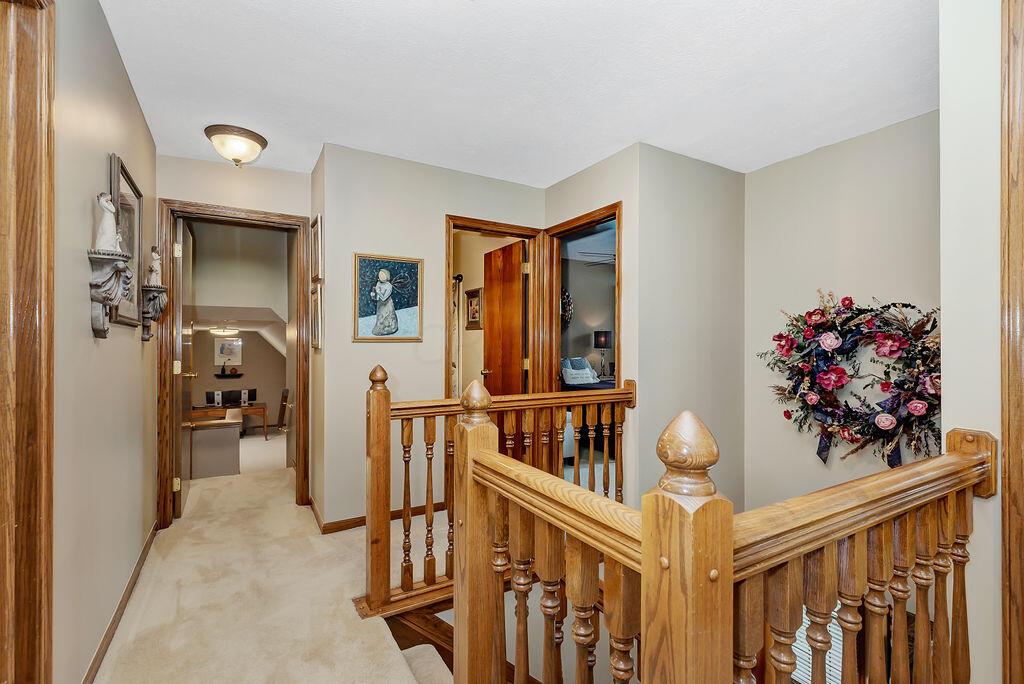 880 Riva Ridge Boulevard Gahanna, OH 43230 - Photo 63 of 79 UPPER HALLWAY & LINEN CLOSET