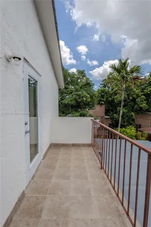 a view of a porch