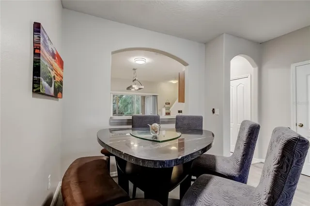 a view of park with wooden stairs