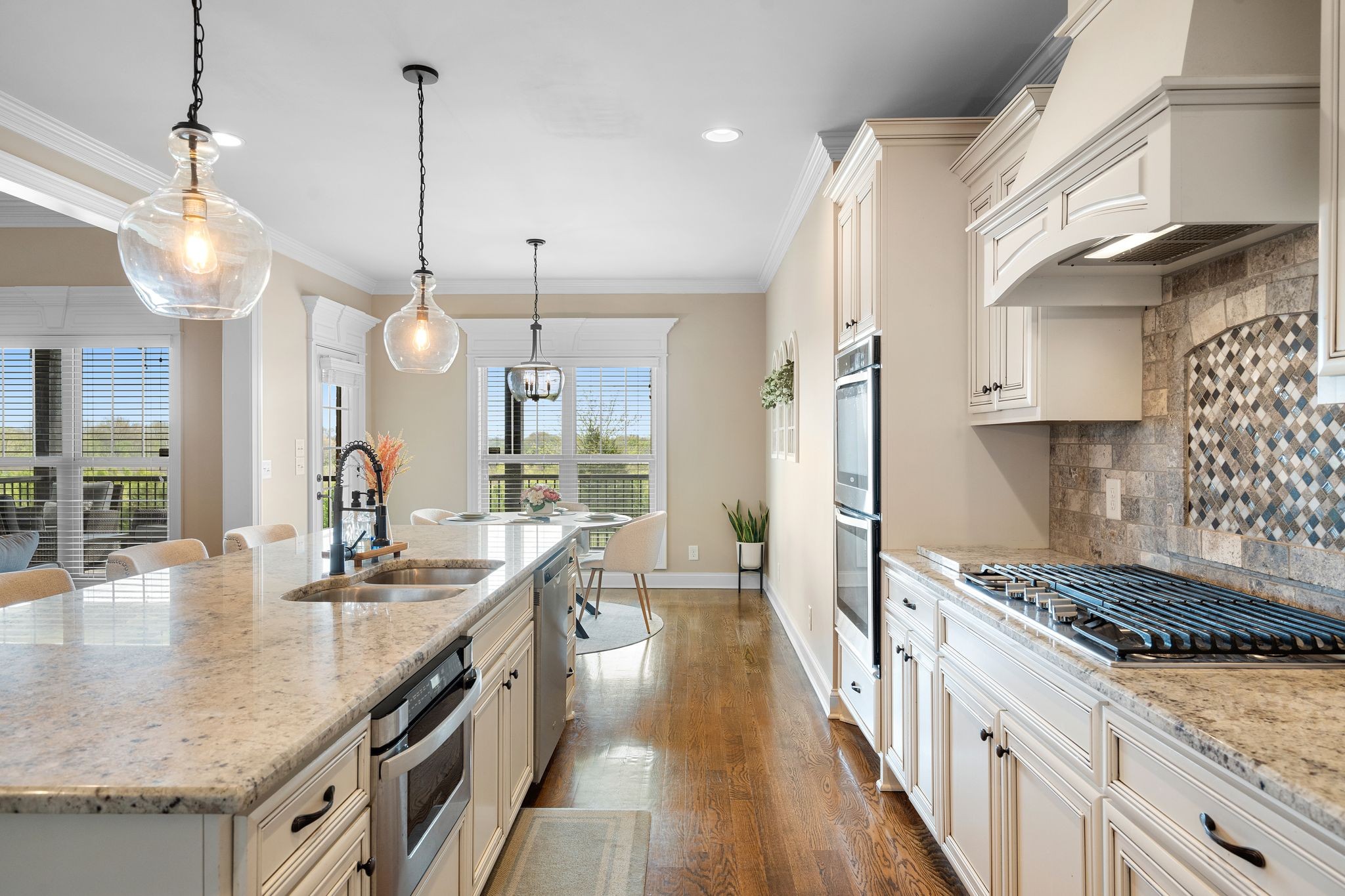 1013 Mires Road Mount Juliet, TN 37122 - Photo 17 of 50 a kitchen with stainless steel appliances granite countertop a sink stove and refrigerator