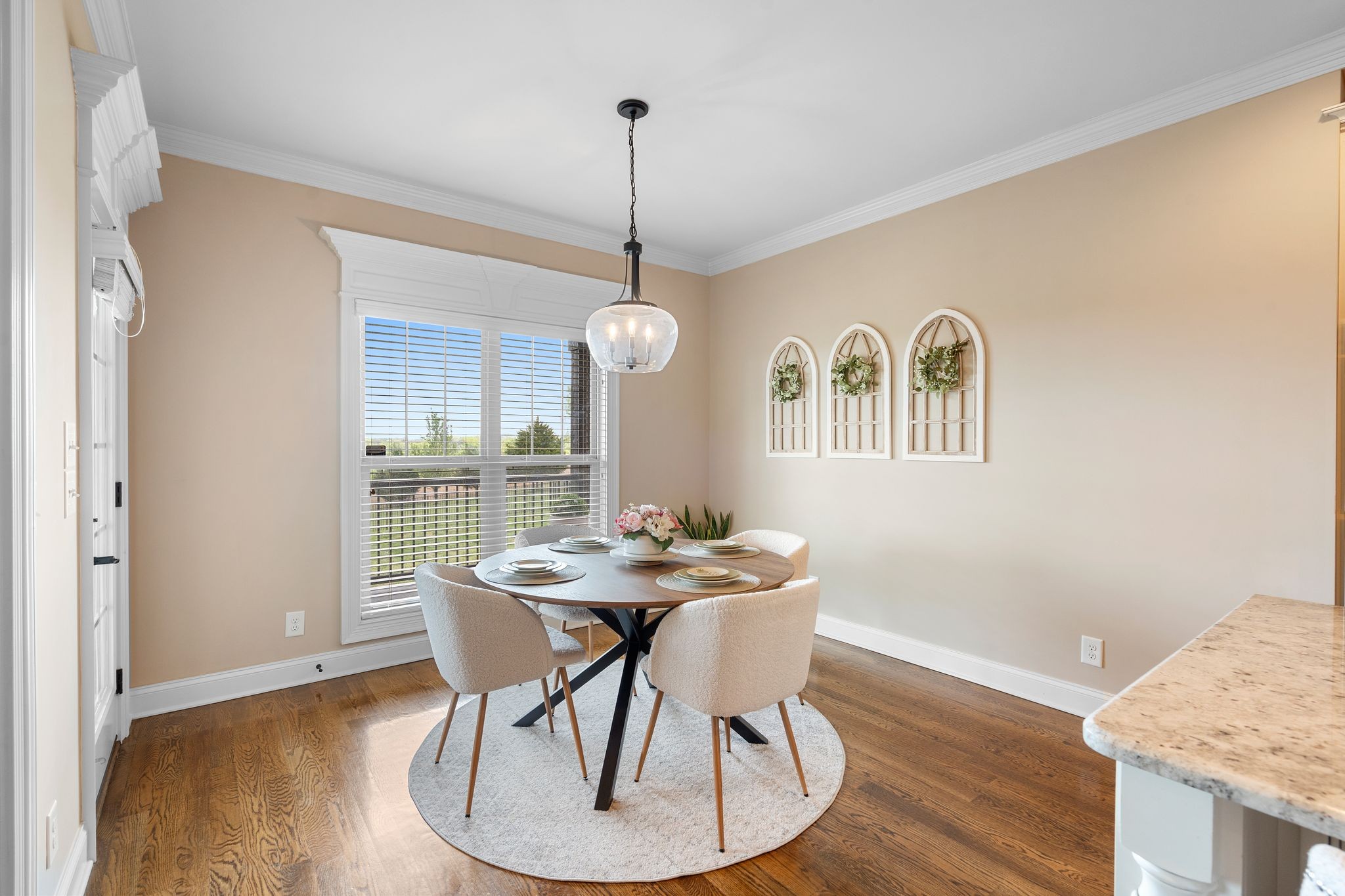 1013 Mires Road Mount Juliet, TN 37122 - Photo 18 of 50 a dining room with furniture a chandelier and wooden floor