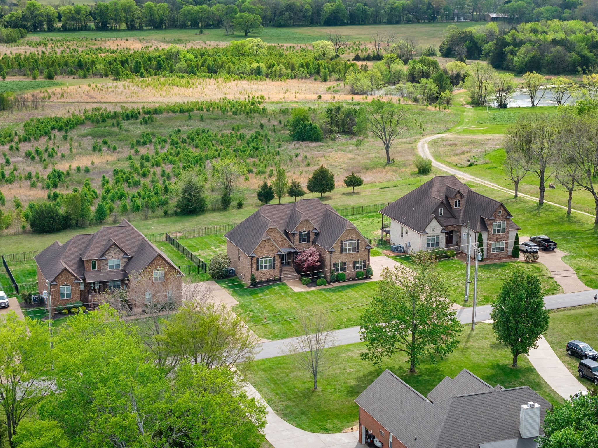 1013 Mires Road Mount Juliet, TN 37122 - Photo 45 of 50 an aerial view of a house with garden