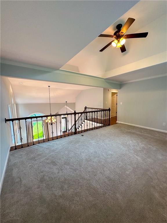 3255 Park Chase Alpharetta, GA 30022 - Photo 16 of 27 an empty room with ceiling fan and window
