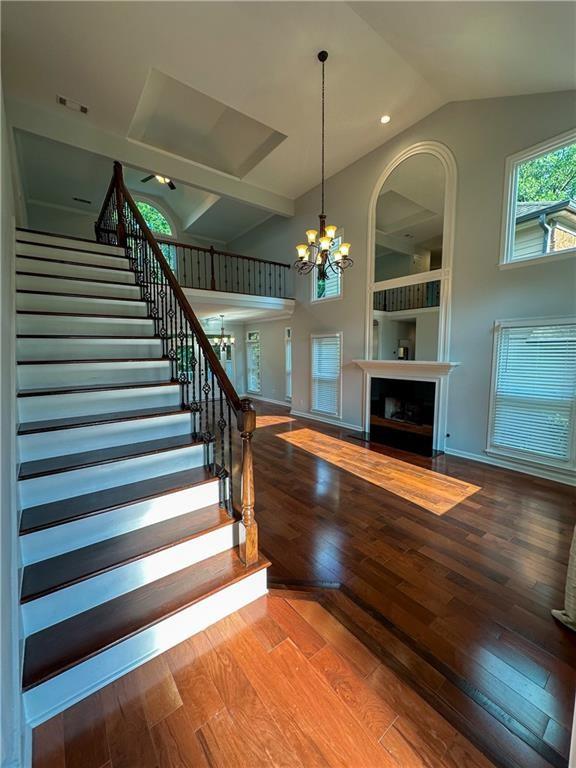 3255 Park Chase Alpharetta, GA 30022 - Photo 2 of 27 a view of entryway and hall with wooden floor