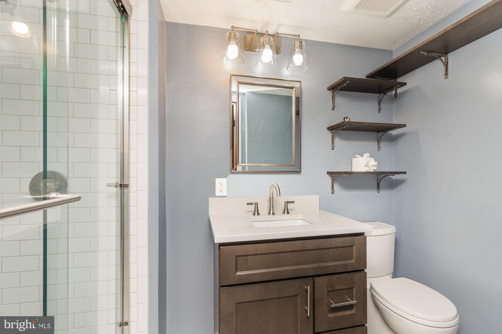 1429 Adamsview Road Baltimore, MD 21228 - Photo 29 of 44 a bathroom with a sink vanity mirror and toilet