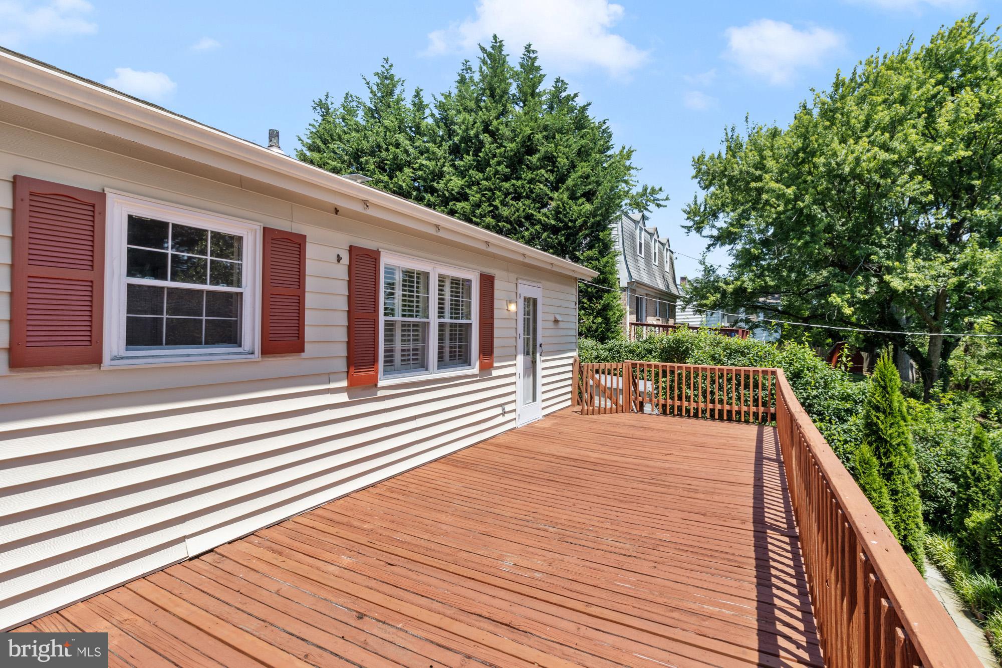 1429 Adamsview Road Baltimore, MD 21228 - Photo 37 of 44 a view of backyard with deck and seating area