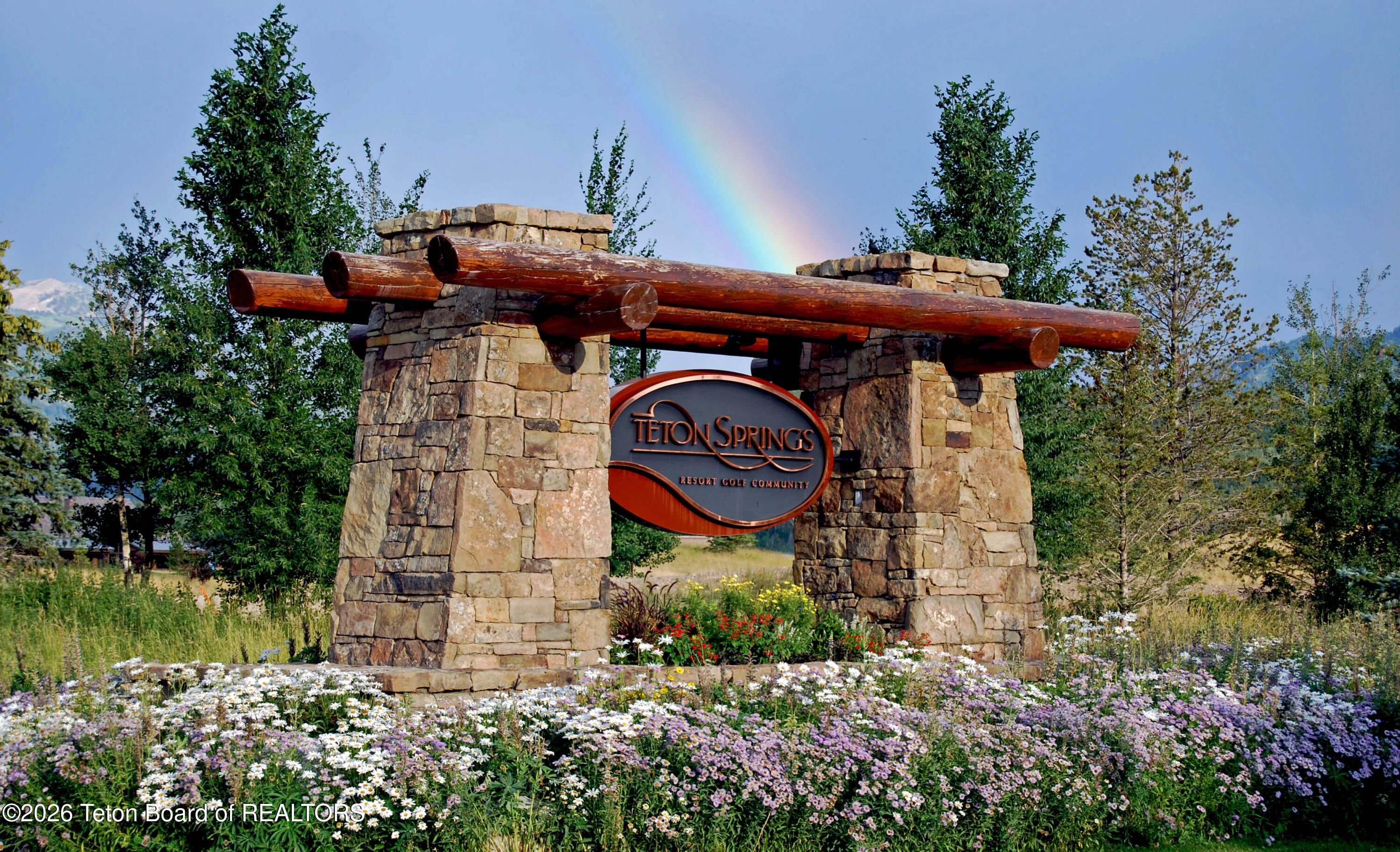 56 Rammell Road Victor, ID 83455 - Photo 25 of 28 Summer Teton Springs entrance