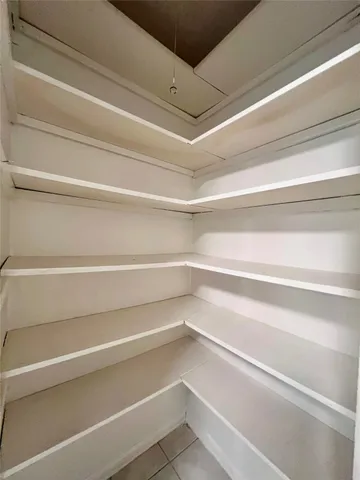a view of a closet