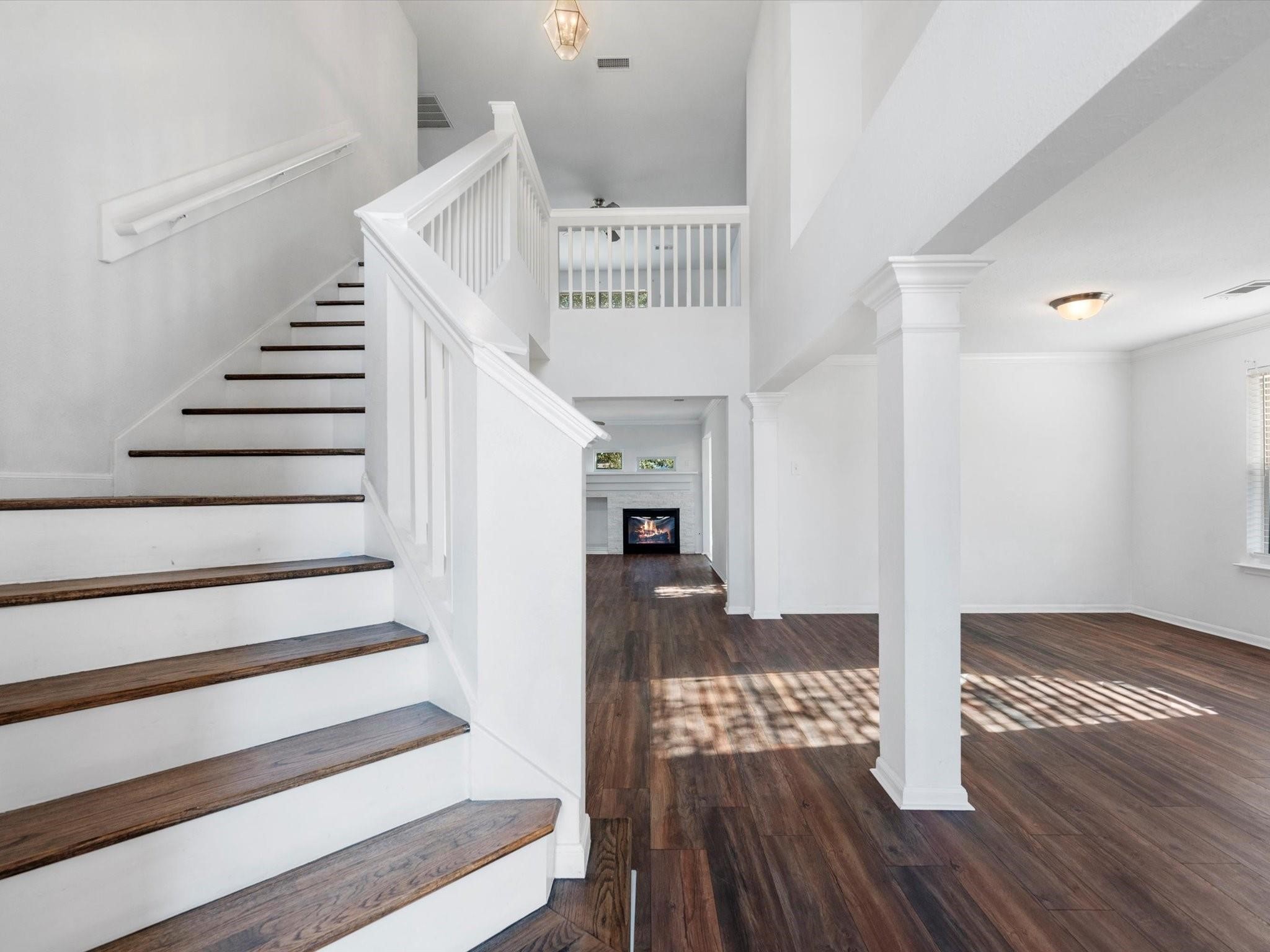 14306 Spring Marsh Court Cypress, TX 77429 - Photo 4 of 26 a view of entryway with wooden floor