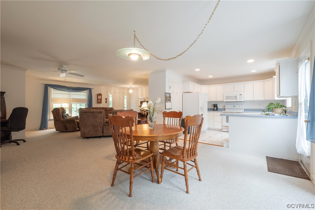 3530 Timberview Road Powhatan, VA 23139 - Photo 29 of 50 a view of a dining room with furniture