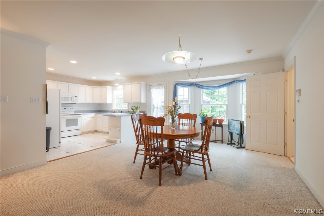 3530 Timberview Road Powhatan, VA 23139 - Photo 30 of 50 a view of a dining room with furniture window and outside view