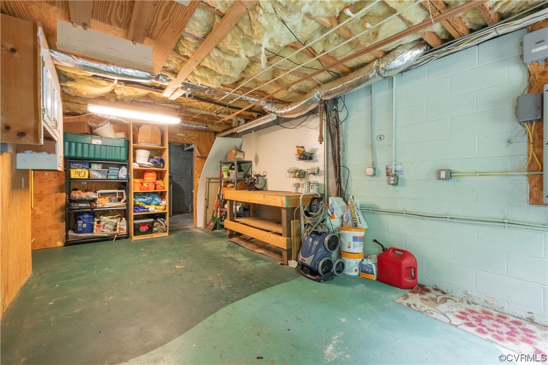 3530 Timberview Road Powhatan, VA 23139 - Photo 42 of 50 a view of a room with toys and a wooden roof