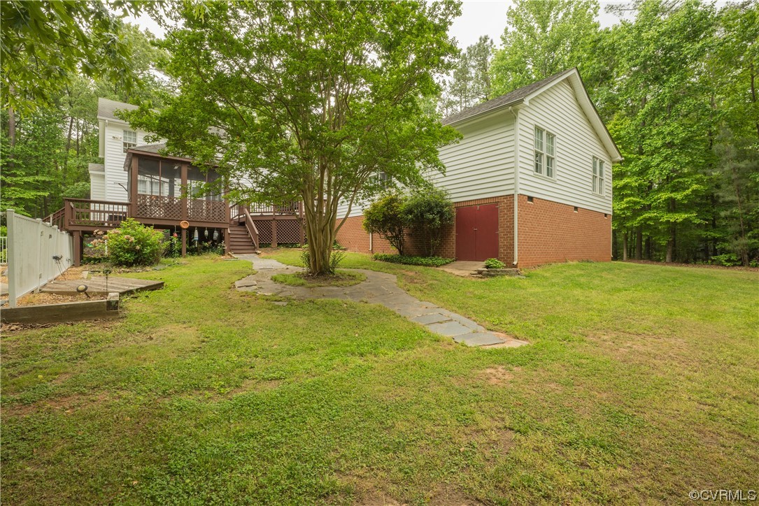 3530 Timberview Road Powhatan, VA 23139 - Photo 47 of 50 a view of a house with a yard and tree s
