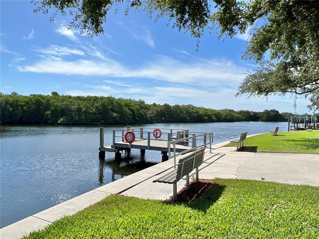 7254 Mt Fairfield Road Northeast, Unit 531 St. Petersburg, FL 33702 - Photo 19 of 19 a view of a lake with houses in the back