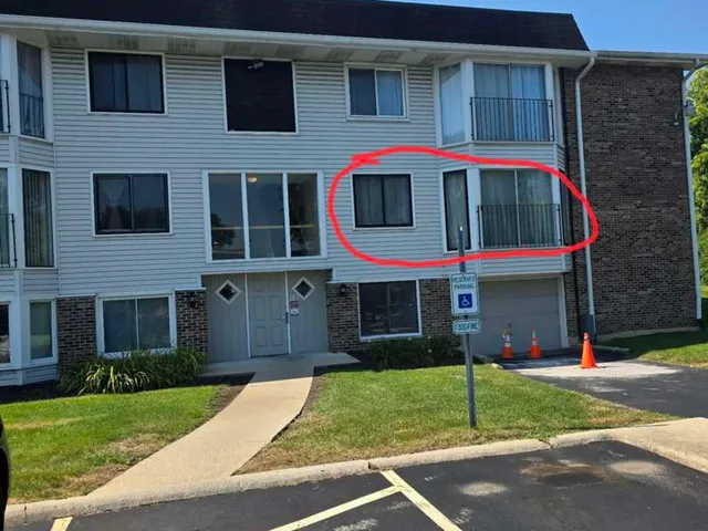 a front view of school