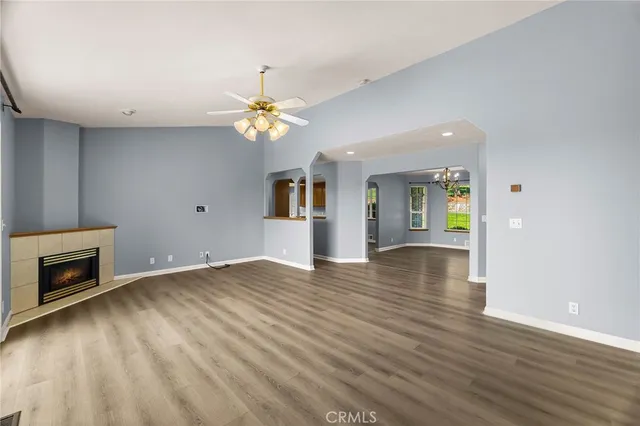 a view of a balcony with lake view