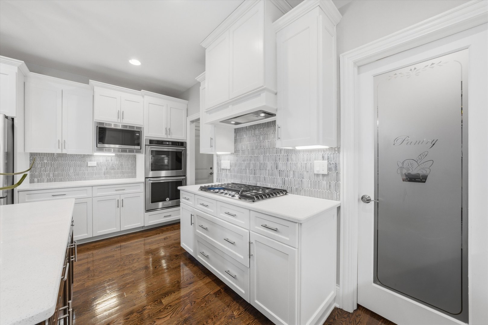 8613 High Stone Way Frankfort, IL 60423 - Photo 19 of 57 a kitchen with a stove top oven sink and refrigerator