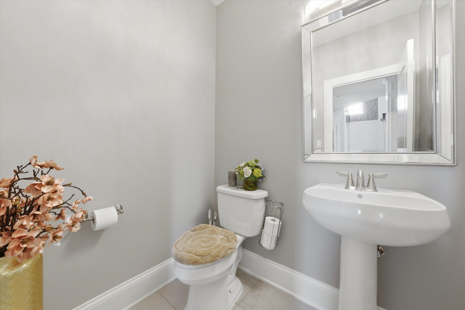 8613 High Stone Way Frankfort, IL 60423 - Photo 41 of 57 a bathroom with a sink toilet and mirror