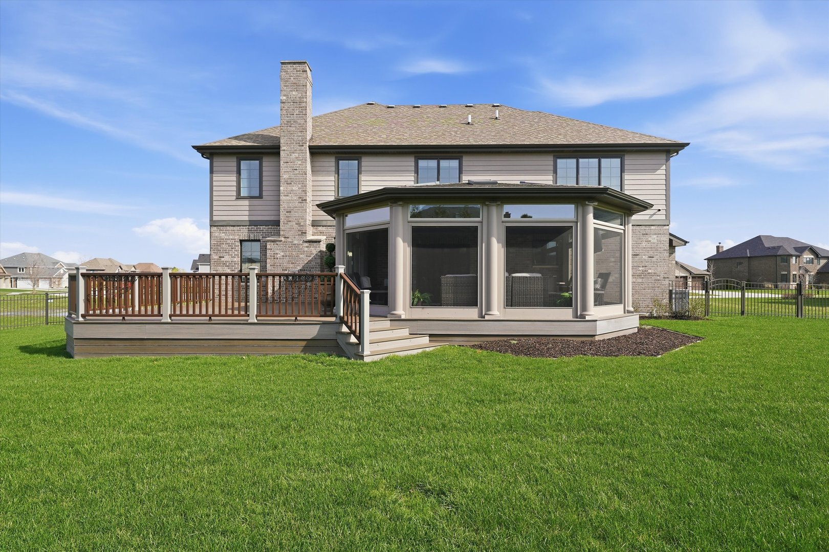 8613 High Stone Way Frankfort, IL 60423 - Photo 44 of 57 a view of a house with a yard and sitting area