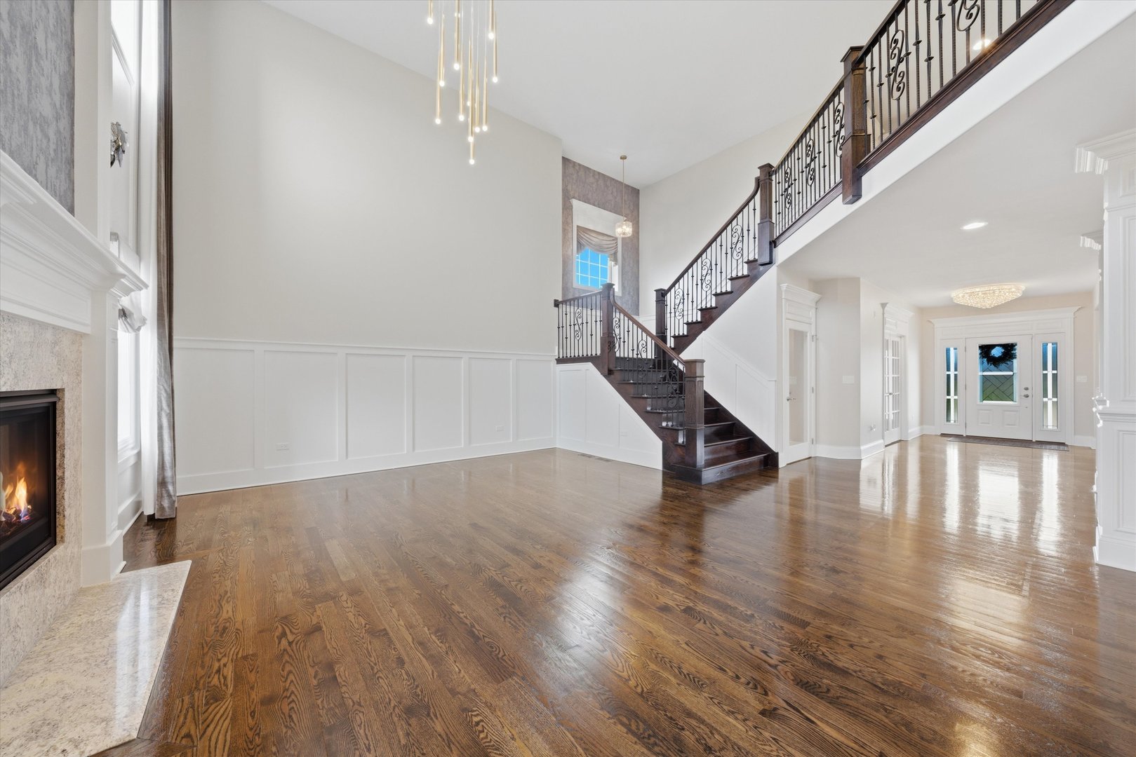 8613 High Stone Way Frankfort, IL 60423 - Photo 8 of 57 a view of entryway and hall with wooden floor