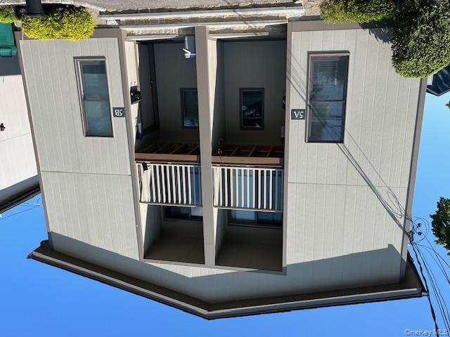 a view of front door of house