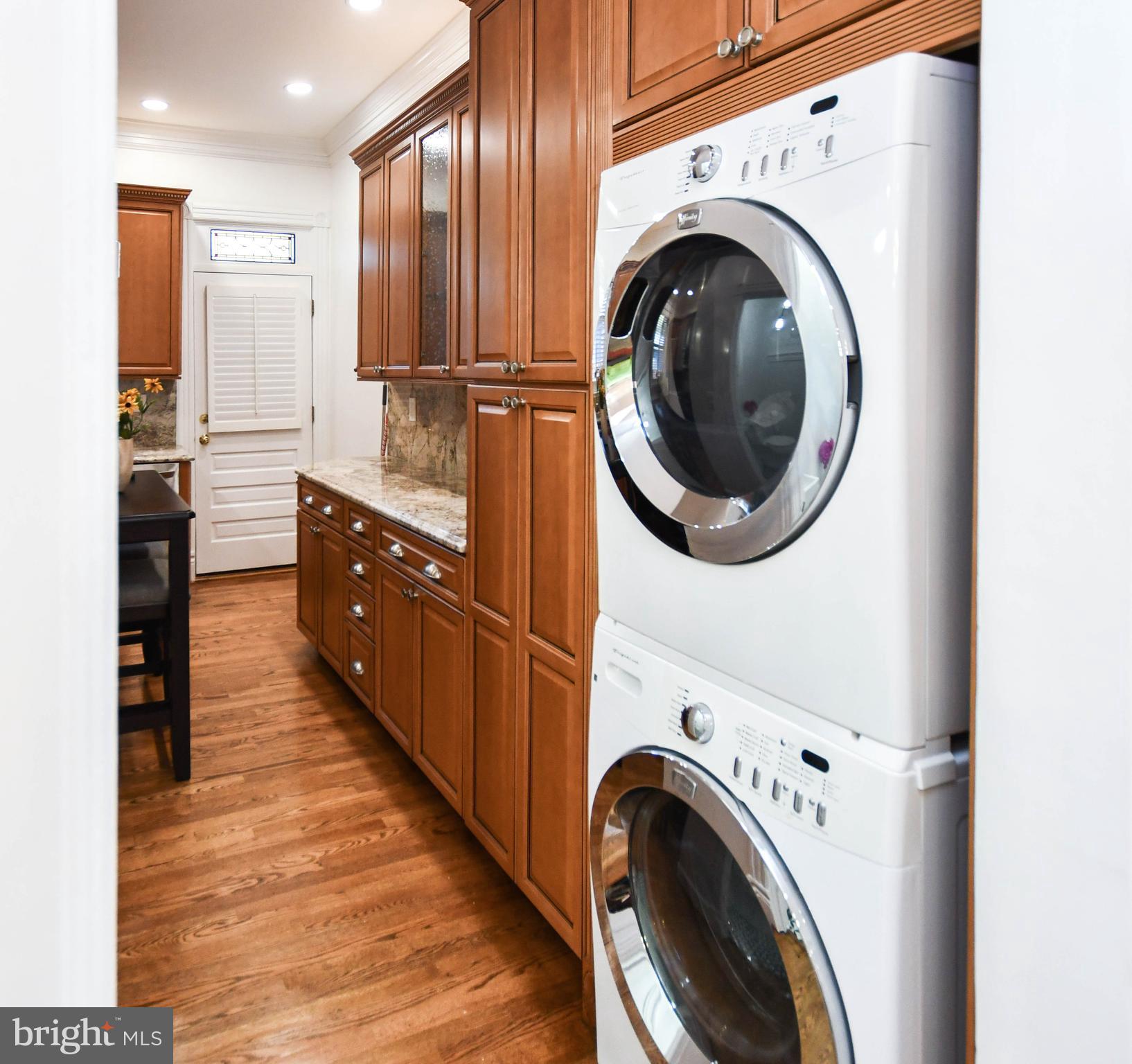 34 R Street Northeast Washington, DC 20002 - Photo 19 of 74 a view of a kitchen with washer and dryer