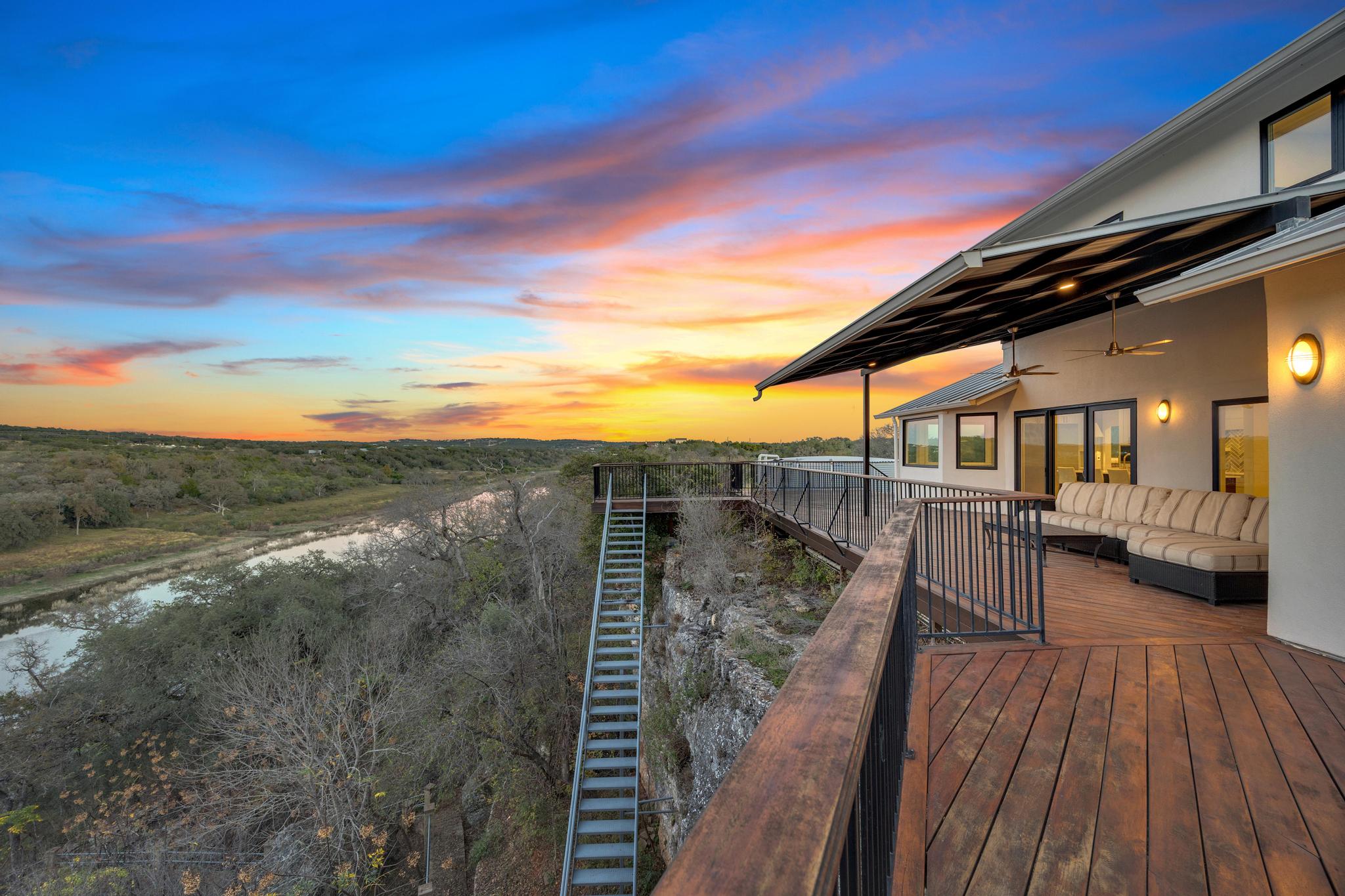 24710 Fossil Trail Spicewood, TX 78669 - Photo 4 of 40 a view of outdoor space with seating area