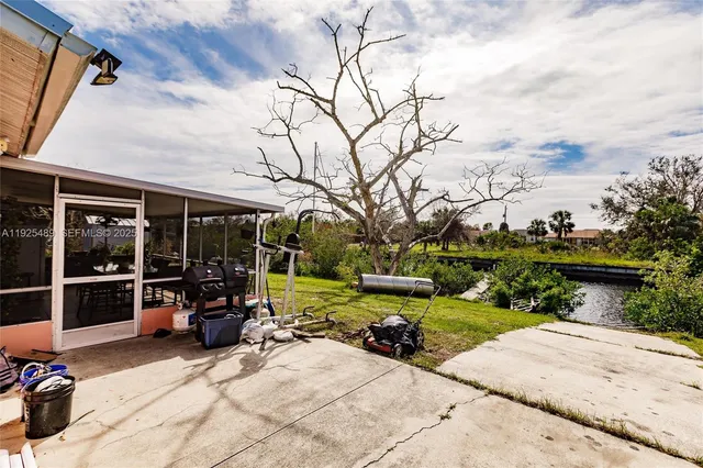 a view of a parked car in front of a building