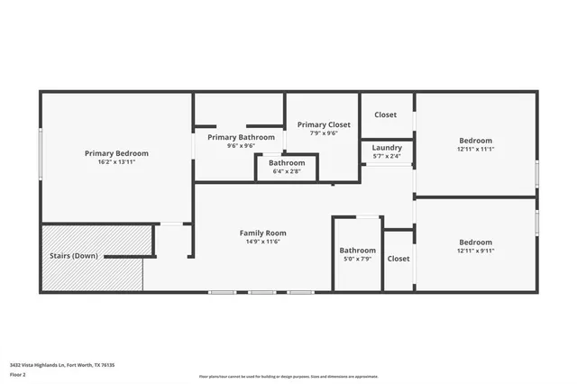 $2,400 | 3432 Vista Highlands Lane, Fort Worth, TX 76135